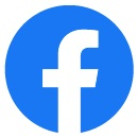 Blaues kreisrundes Facebook-Logo mit einem zentrierten weißen, stilisierten Kleinbuchstaben f